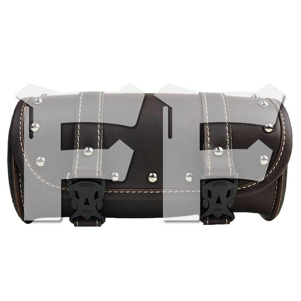 フロントフォーク テール ツール 収納バッグ フォークバッグ 小物バッグ ハーレー スズキ ホンダ ヤマハ あらゆるバイクに!!拍卖