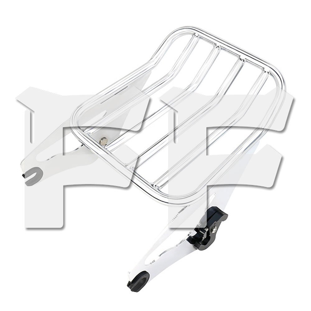 荷物ラック ラゲッジラック バッグキャリア ハーレー エレクトラ ストリートグライド ロードキング 09-24年式 クローム パーツ拍卖