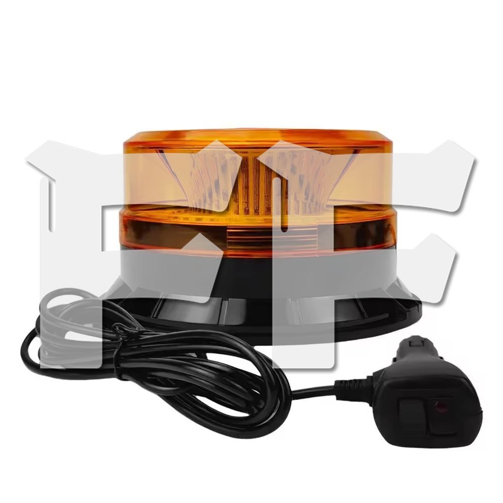 ホワイト/イエロー LED ライト ハザード 多モード ストロボ/フラッシュ/警告灯 パトロール トラック 建設機械 工事現場 汎用 1個拍卖