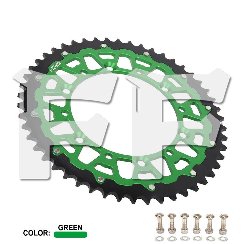 送料無料.. 49T リア スプロケット カワサキ KX450F KX250F KX125 KLX250 KX250 KDX250 KLX300R KXF450 スズキ RMZ250 CNC オートバイ拍卖