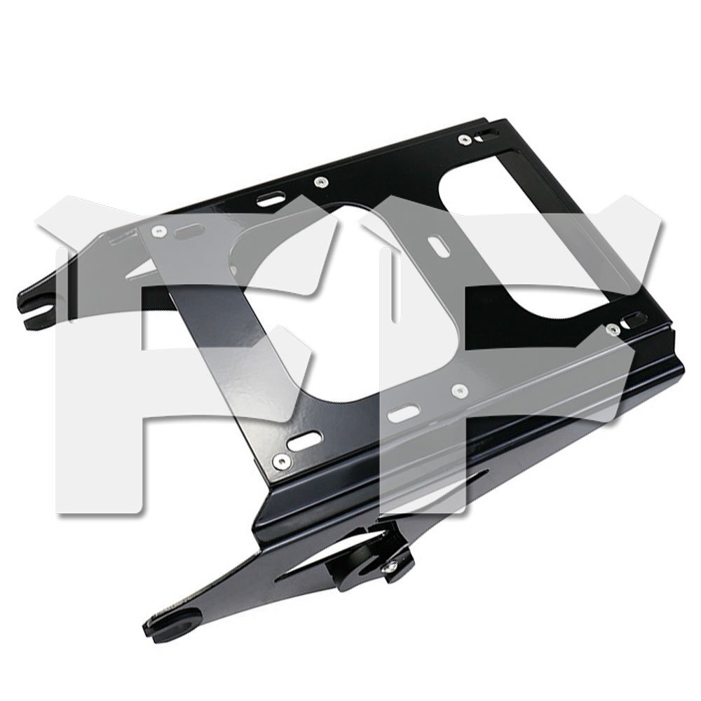 リアボックスキャリアセット 荷物ラック ラゲッジラック ハーレー ツーリング エレクトラ 09-13 組立式 ブラック パーツ カスタム拍卖