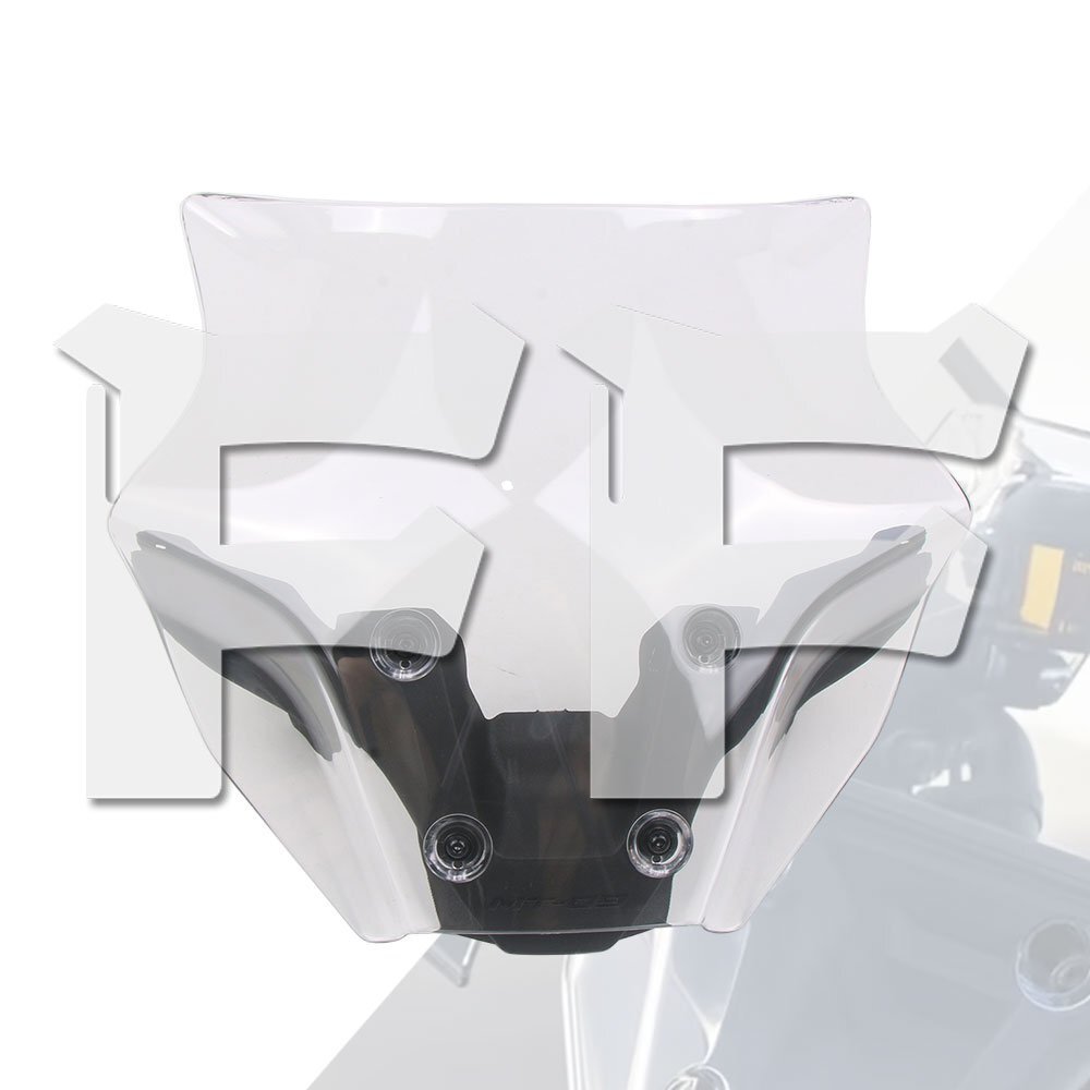 ヤマハ YAMAHA MT-09 MT09 SP 2024-2025 フロント ガラス ウインド シールド ディフレクター 透明 クレア オートバイ拍卖