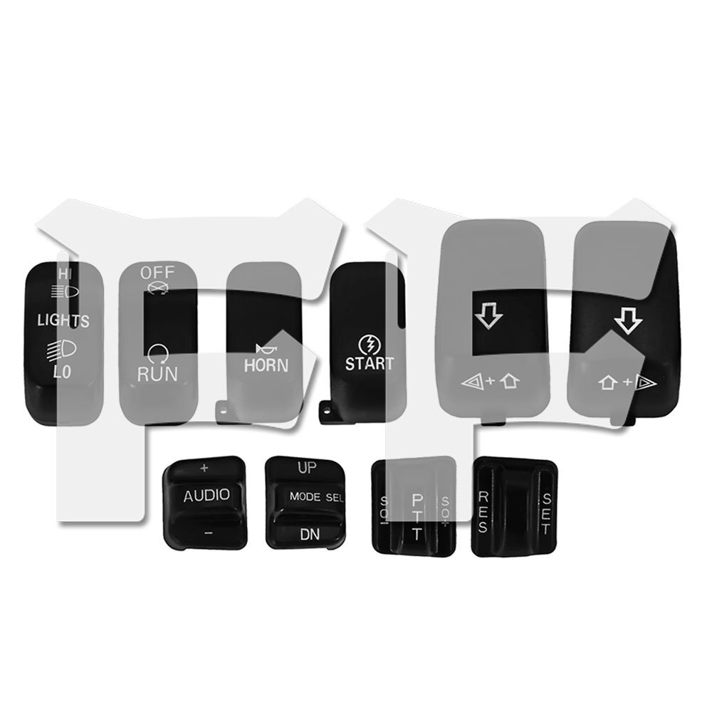 ハーレー ツーリング ロードグライド ロードキング 96-13 スイッチ ボタン カバー キャップ ブラック拍卖