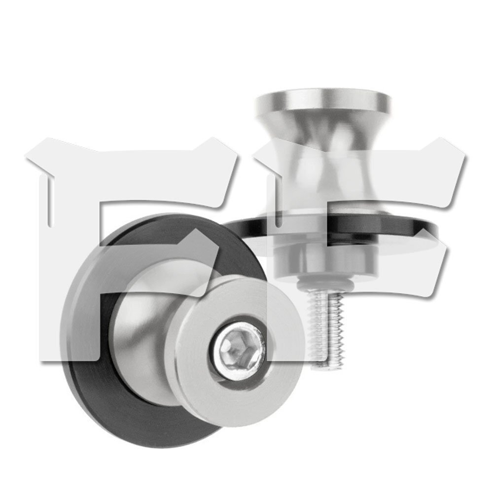 M6 スイングアームスライダー スプールスタンド ネジ ボルト KTM ヤマハ カワサキ ホンダ スズキ 汎用 ブラック 2個 オートバ拍卖