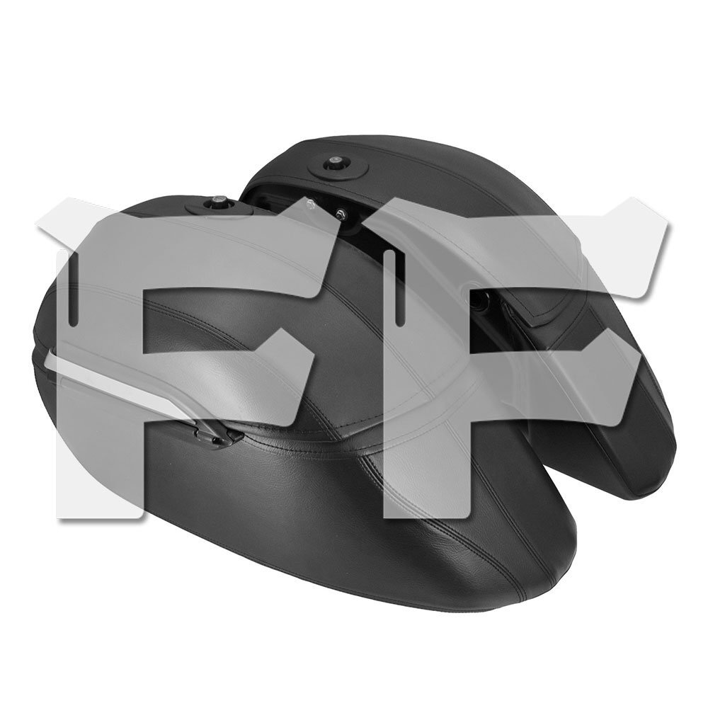 送料無料.. ハーレー ツールバッグ 川崎 ヤマハ 鈴木 サイドバッグ リア ボックス PUレザー ABS 小物収納 全車種対応 ブラック 汎用 パーツ拍卖