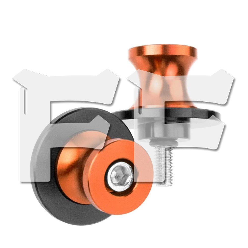 送料無料.. M10 スイングアームスライダー スプールスタンド ネジ ボルト KTM ヤマハ カワサキ ホンダ スズキ 汎用 ブラック 2個 オートバ拍卖