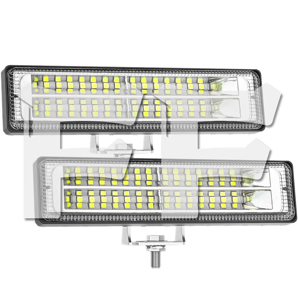 送料無料.. 6インチ 36W 作業灯 LED ワークライト ホワイト 2個 12V/24V 前照灯 投光器 オートバイ SUV 大型車 トラック ランクル 建設機械拍卖