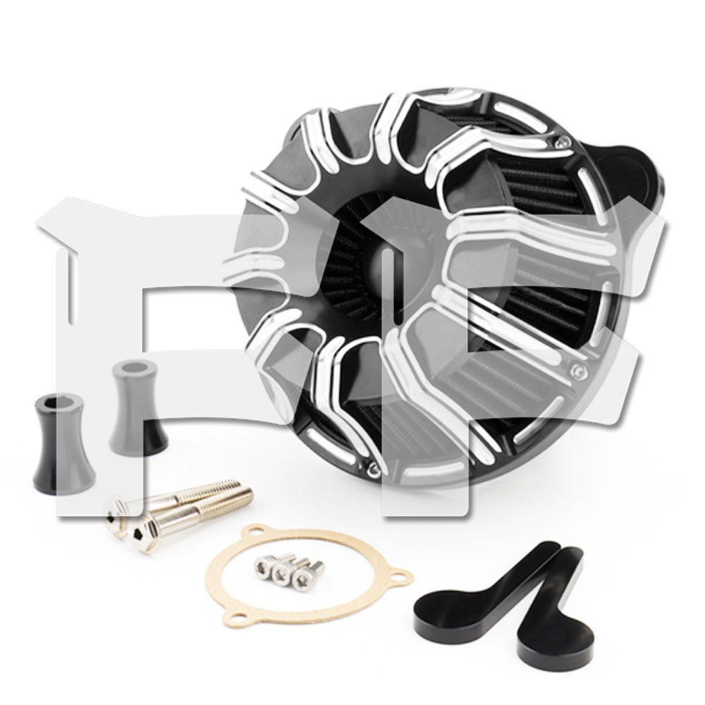 ハーレー ダイナ/2000-2017 ソフテイル/2000-2015 ツーリング/2000-2007 エアクリーナー エアフィルター CNC Dyna-KK-B 新品拍卖