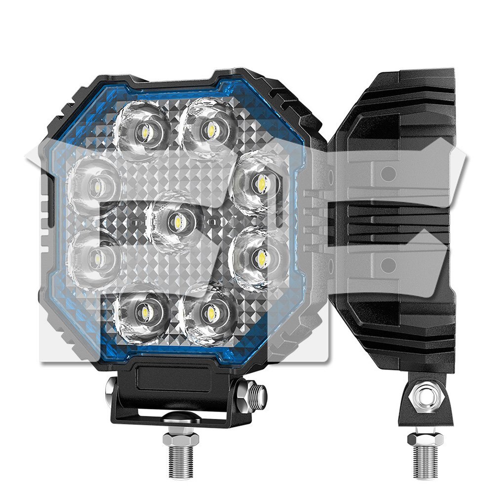 送料無料.. 4インチ 作業灯 LED ワークライト 35W 狭角タイプ スポットライト ホワイト ジープ タコマ ジムニー トラック 大型車 SUV 2個拍卖