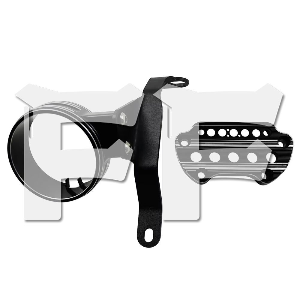 送料無料.. ハーレー スポーツスター XL883 1200 04-20 スピードメーター サイドマウント 再配置 ブラケット ブラック CNC パーツ カスタム拍卖