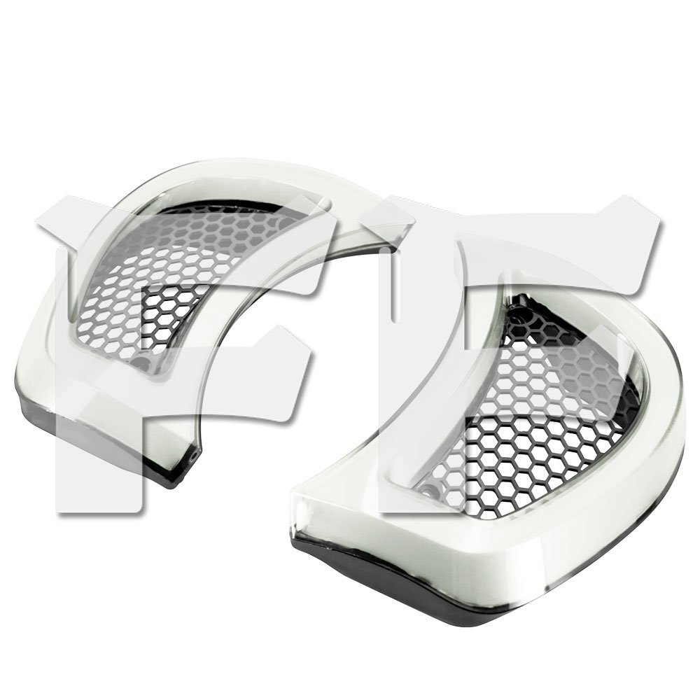 ハーレー ツーリング ロードグライド 2015-以降 透明 LED ヘッドライト装飾ランプ 通気口アクセント ウインカー パーツ アクセサリー拍卖