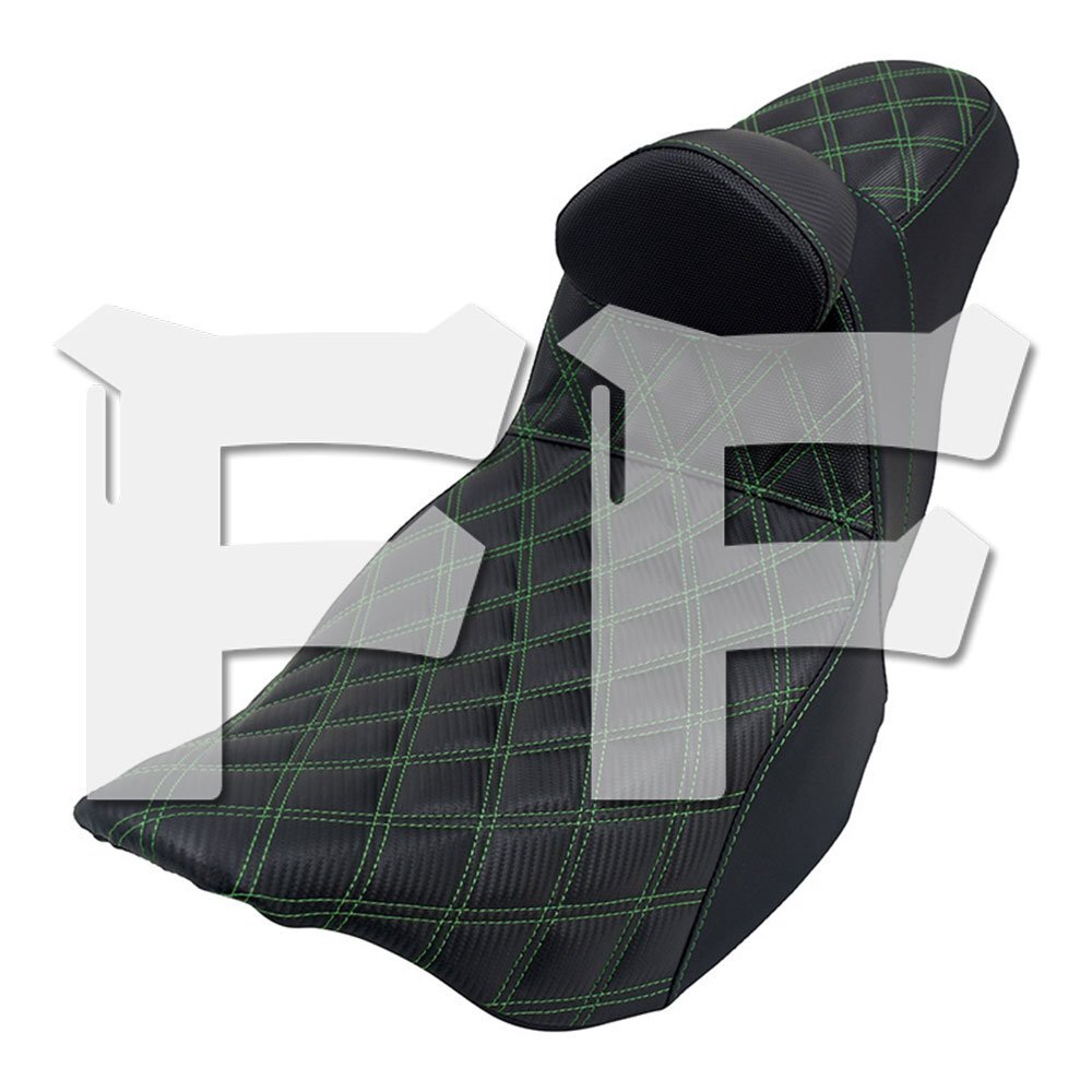 送料無料.. ハーレー ツーリング ツーアップシート タンデムシート ピリオンシート エレクトラ 一体型 運転席 助手席 カスタム パーツ拍卖