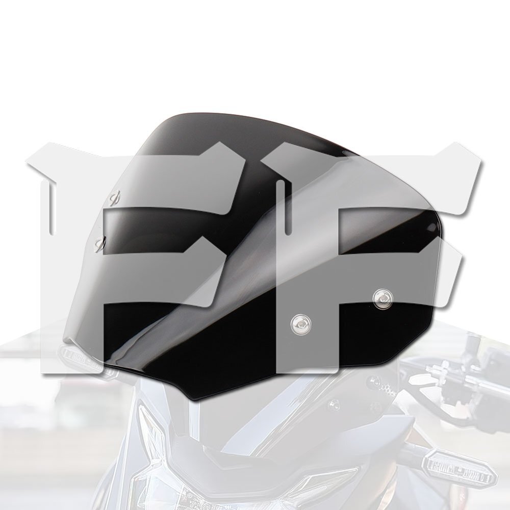 ホンダ HONDA CB750 HORNET 2023-2025 フロント ガラス ウインド シールド ディフレクター ブラック オートバイ拍卖