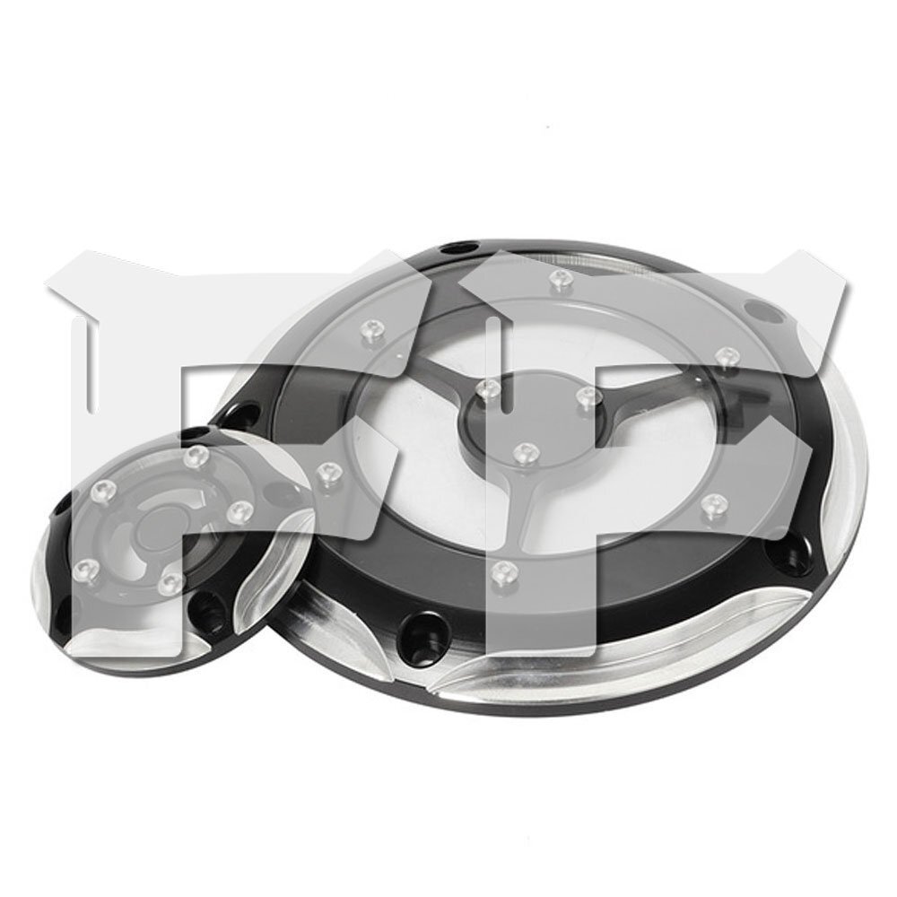 ハーレー ツーリング ロードキング ストリート グライド 5穴 エンジンカバー ダービーカバー タイマー CNC HL-HOOD-X 新品拍卖