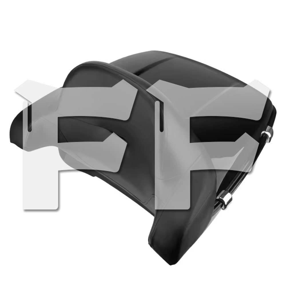 ハーレー ツーリング 14-20 リア ラゲッジ ボックス ツアーパック 背もたれ&マウントラック付き ABS パーツ拍卖