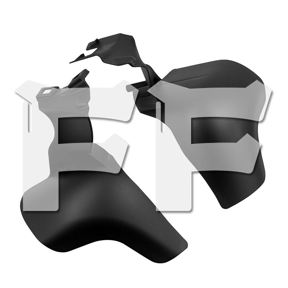 ハーレー ソフテイル ストリート 18-24 サドルシールド ミッド フレーム エアヒート デフレクター 断熱カバー ブラック パーツ拍卖