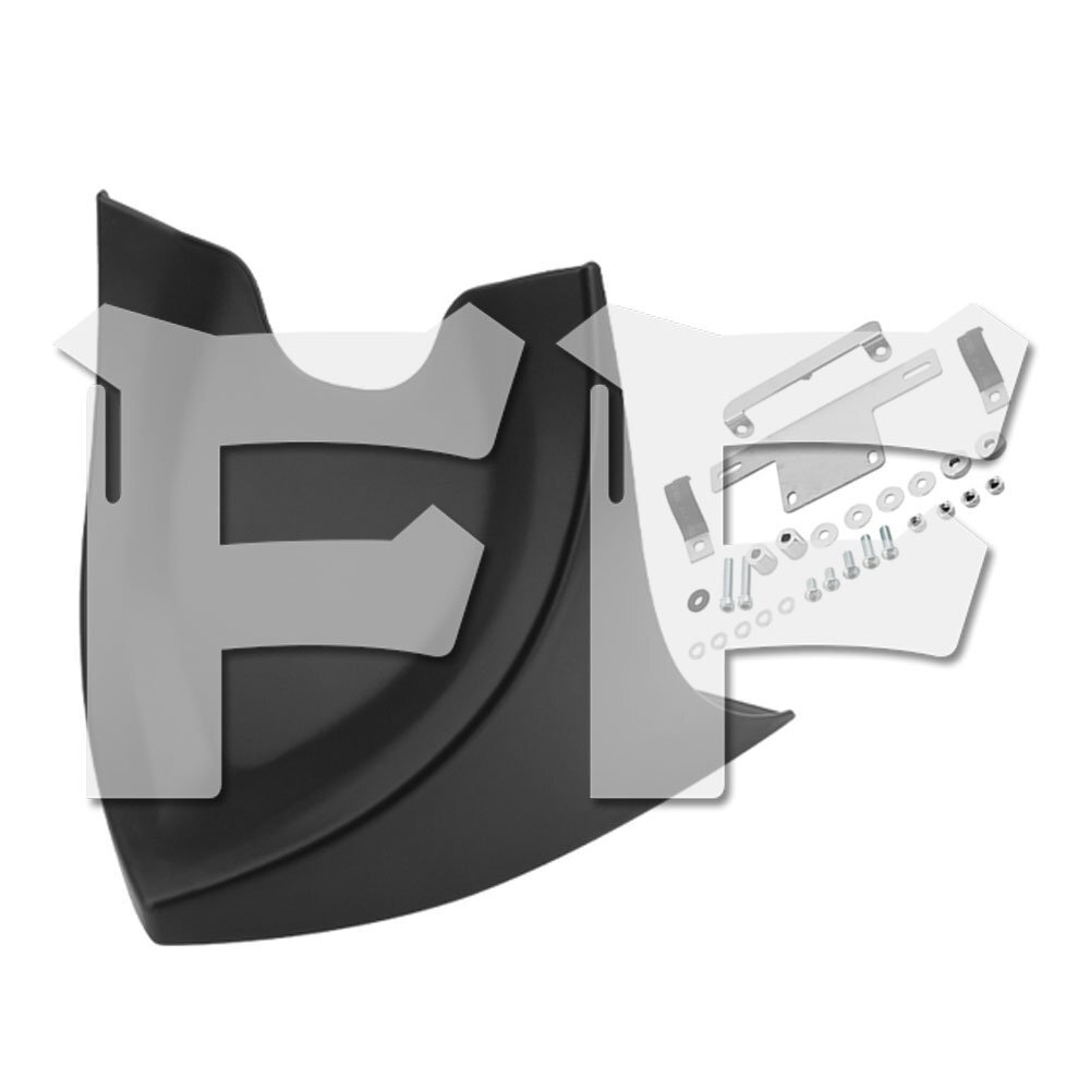 送料無料.. ハーレー ツーリング ダイナ ソフテイル ファットボー フロント スポイラー フェアリング カバー マットブラック HL-BH04 新品拍卖