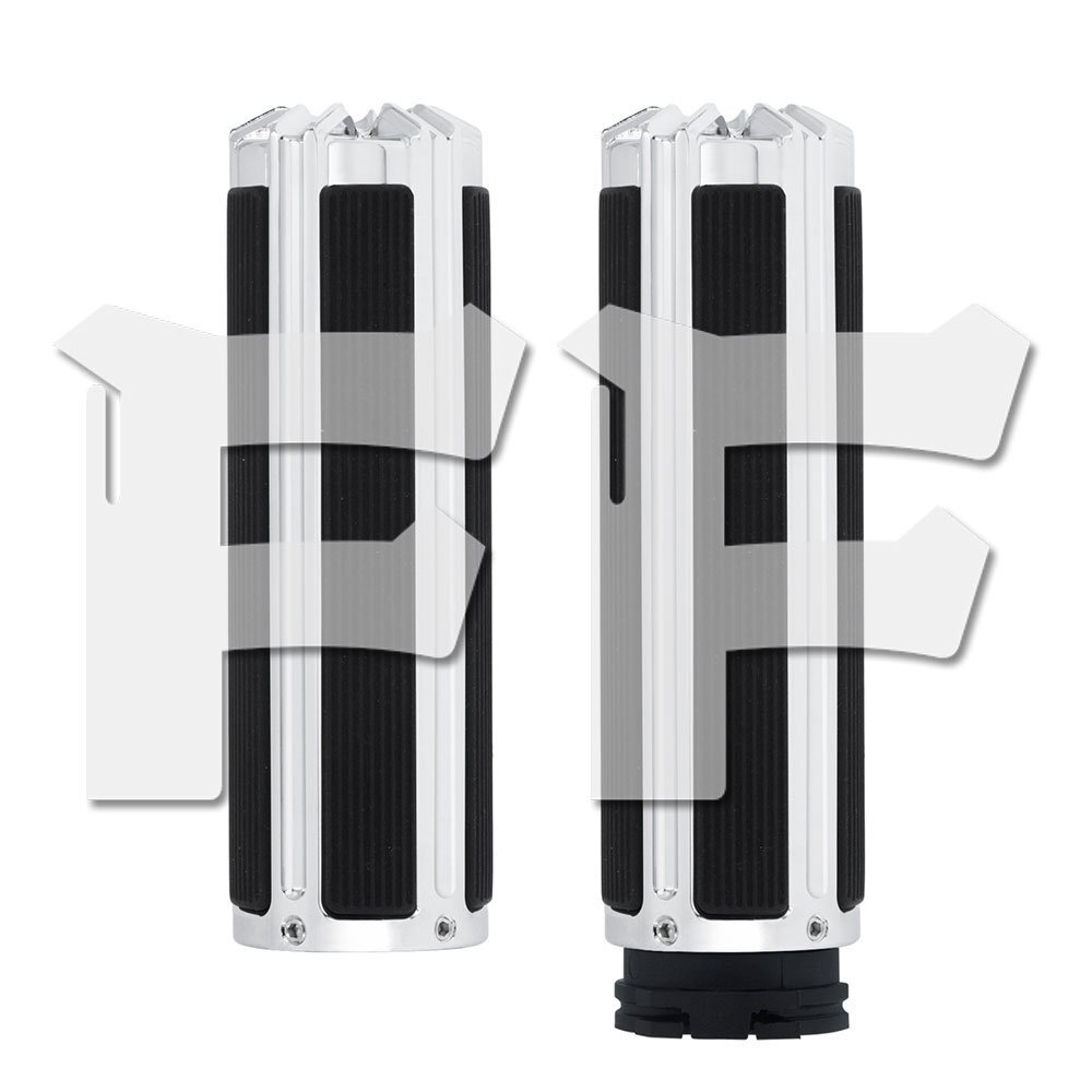 25mm 1インチ ハンドグリップ ハーレー チョッパー ボバー カフェレーサー ほとんどのバイクに適合!! パーツ拍卖