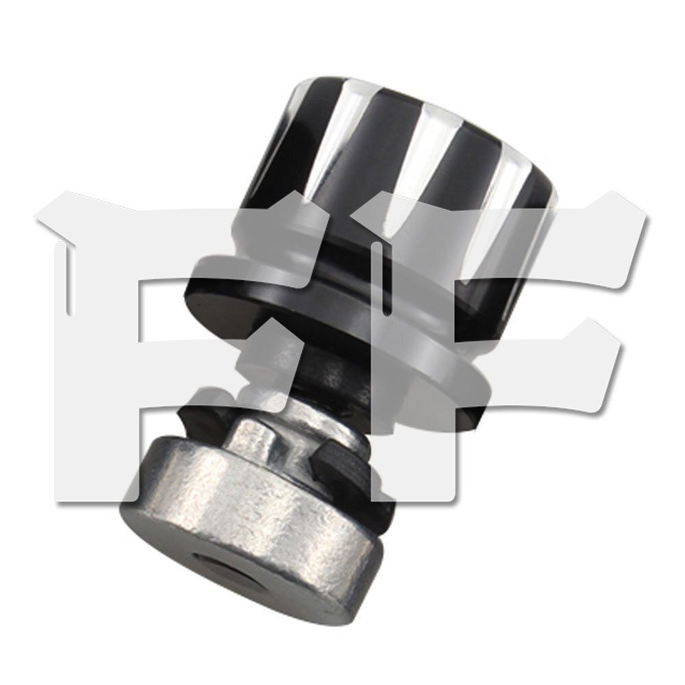 送料無料.. ハーレー ツーリング ソフテイル ダイナ スポーツスター XL883 1996-2023 シート ボルト ネジ キャップ 黒/銀 HL-SS4-D 新品拍卖