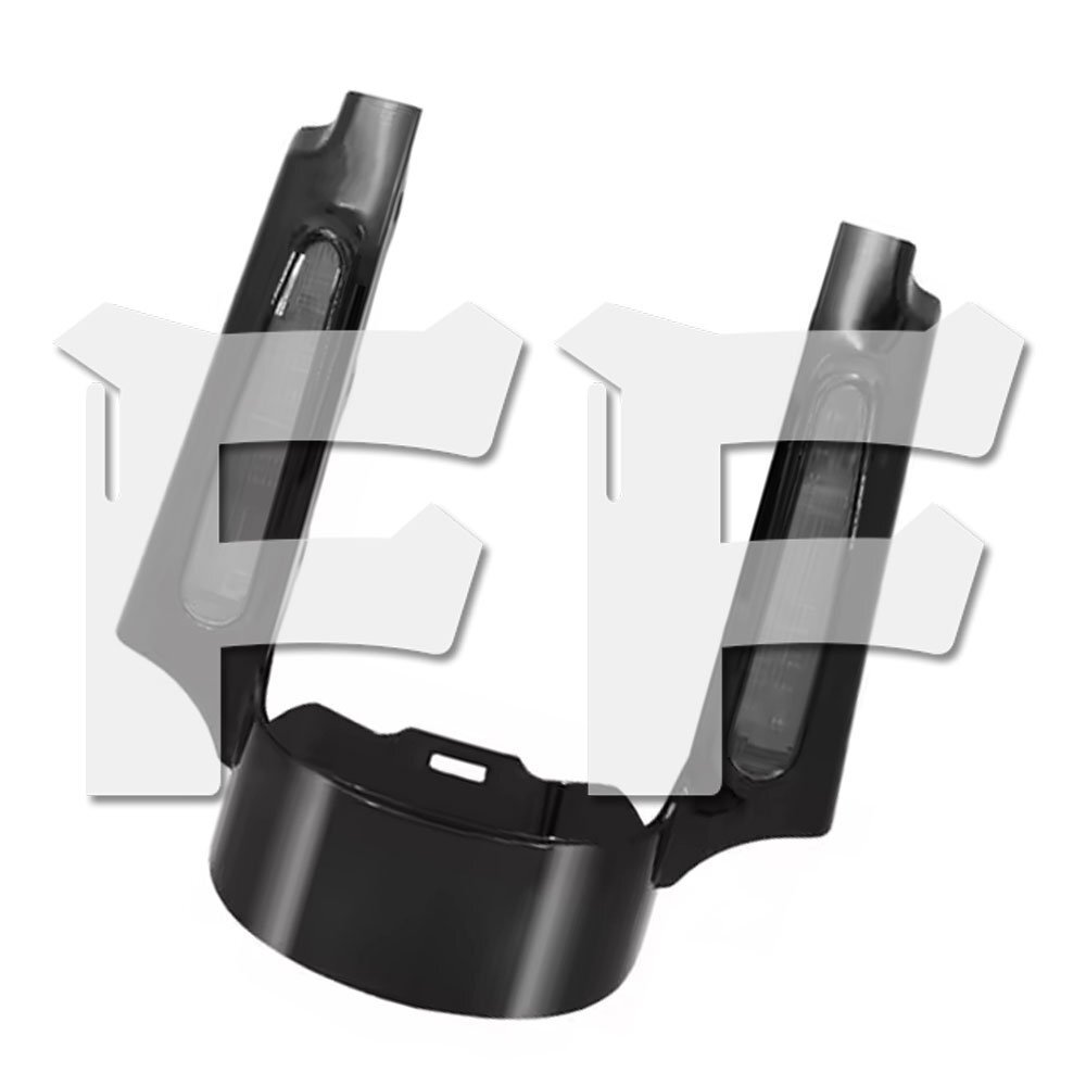 送料無料.. ハーレー ツーリング ロードグライド 09-13 リアフェンダー エクステンション LED ウインカーライト (グレー)拍卖