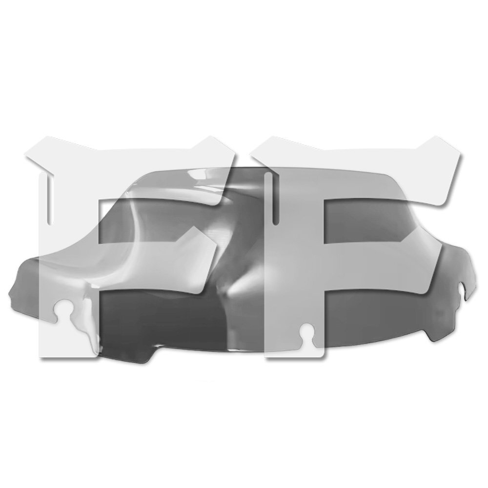 送料無料.. 7インチ ハーレー ツーリング 14-以降 フロント ガラス フェアリング ウィンドシールド スクリーン 灰色 カスタム パーツ拍卖