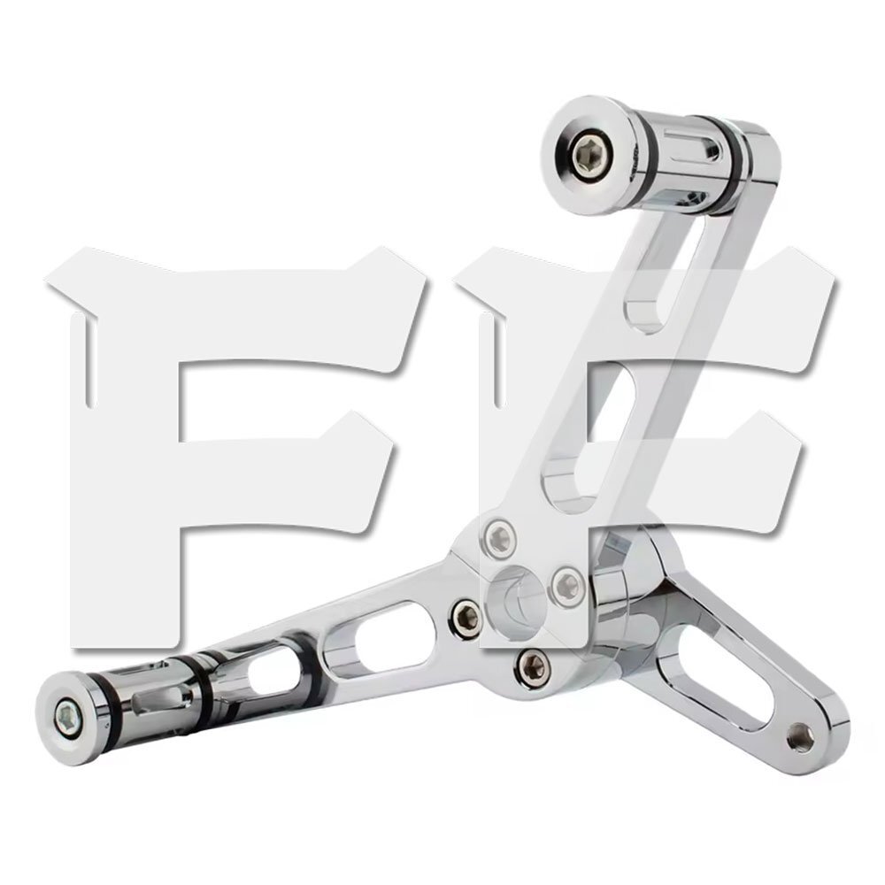 送料無料.. ハーレー スポーツスター XL883 1200 2004-UP シーソーペタル フォワコン用 フォワコンロール クロームメッキ パーツ カスタム拍卖