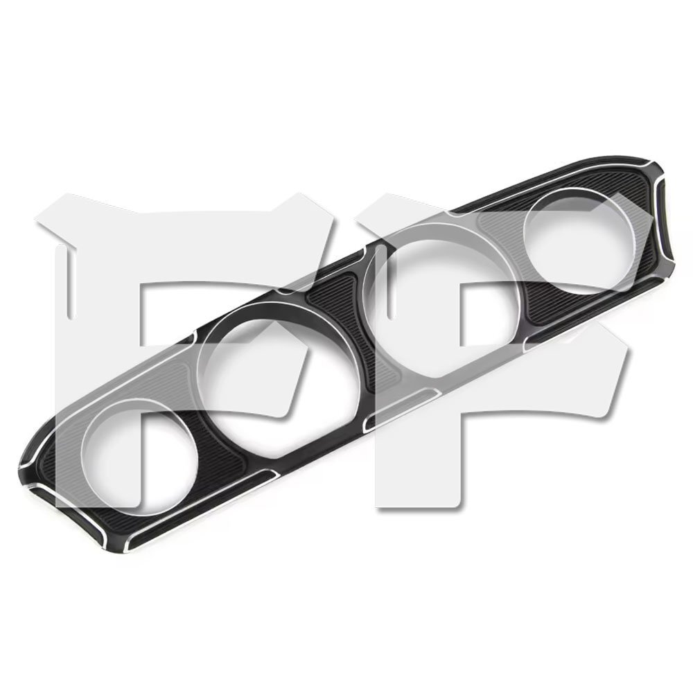 ハーレー ツーリング エレクトラ ストリート 14-UP トリム ゲージ トリム スピード メーター カバー ブラック CNC パーツ拍卖