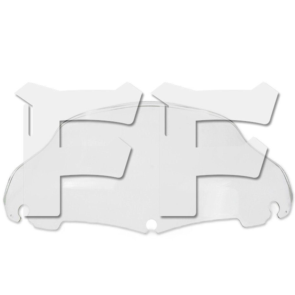 送料無料.. 9インチ ハーレー ツーリング 2014-2023 フロント ガラス フェアリング ウィンドシールド スクリーン 透明 カスタム パーツ拍卖