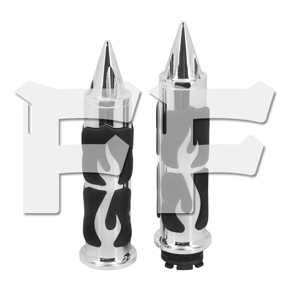 送料無料..25mm 1インチ クロームメッキ ハンドグリップ ハーレー チョッパー ボバー カフェレーサー ほとんどのバイクに適合!! パーツ!拍卖