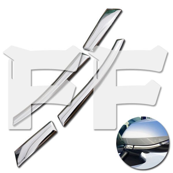 トヨタ AQUA アクア MXP系 2021年7月~ サイドミラーカバー ドアミラー ウィンカートリム メッキ ステンレス 鏡面 SN-5517 新品拍卖