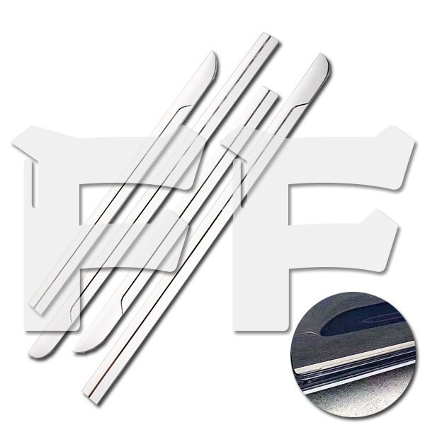 ダイハツ TANTO タント LA650/660S 2019年~ サイド ドア ボディ トリム カバー 外装 鏡面 メッキ ステンレス カスタム SN-4487拍卖