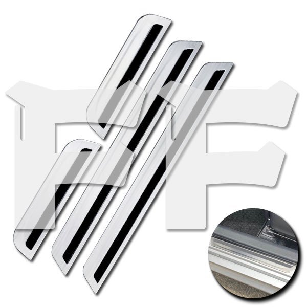 トヨタ ヤリス KSP210 / MXPA1#/ MXPH1# サイドステップ スカッフプレート ガーニッシュ メッキ ステンレス SN-4796 新品拍卖