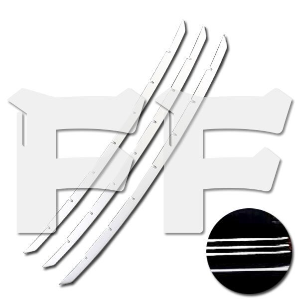 トヨタ PRIUS プリウスα ZVW40 後期 フロント バンパー グリル カバー ガーニッシュ ステンレス メッキ 鏡面 SN-1364 新品拍卖