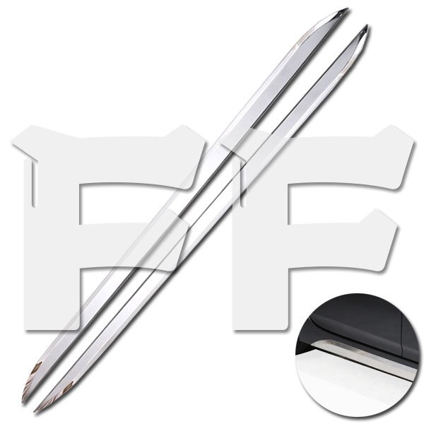 トヨタ PRIUS プリウス 30系 前期 後期 サイド トリム アンダーモール ガーニッシュ ステンレス メッキ 鏡面 SN-895 新品拍卖