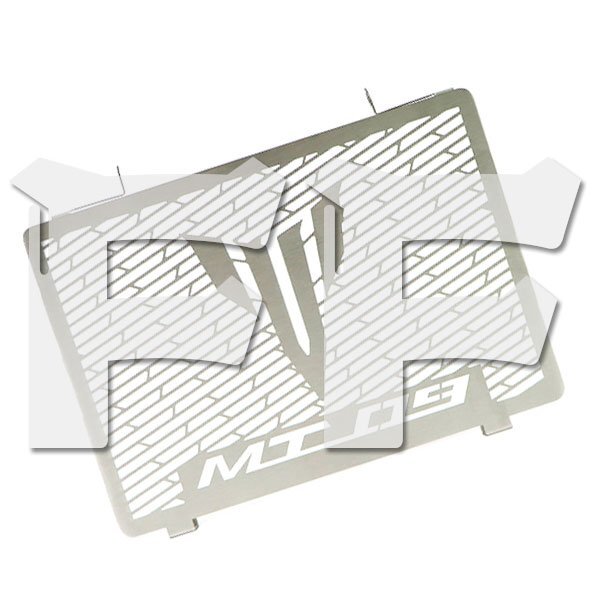 ヤマハ YAMAHA FJ-09 XSR900 MT-09 SP TRACER FZ-09 ラジエーター グリル カバー 保護 オートバイ シルバー 1枚 MT09-S 新品拍卖