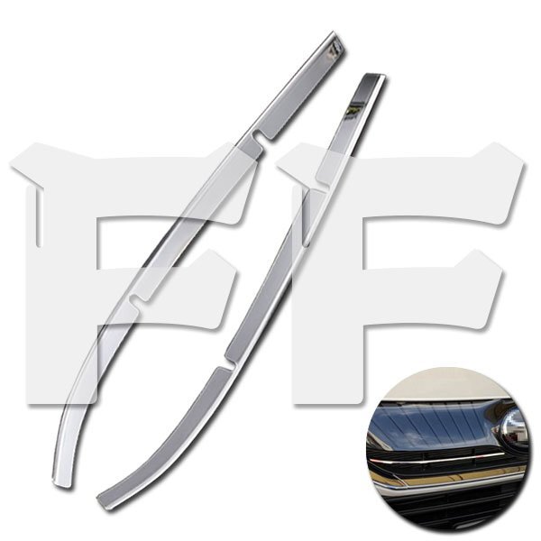 送料無料.. トヨタ ハリアー 80系 フロントグリルガーニッシュ グリルカバー バンパーグリルトリム メッキ ステンレス 鏡面 SN-5004 新品拍卖