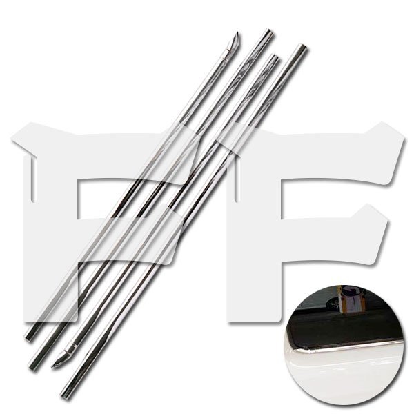 送料無料.. スズキ スペーシアギア MK53S 2019年~ ウィンドウ トリム 外装 鏡面 メッキ ステンレス ガーニッシュ カスタム SN-4567拍卖