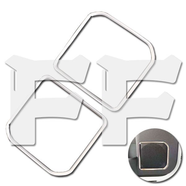 送料無料.. ダイハツ TANTO タント LA650/660S 2019年~ ドア スピーカー リング 内装 鏡面 メッキ ステンレス SN-4493拍卖