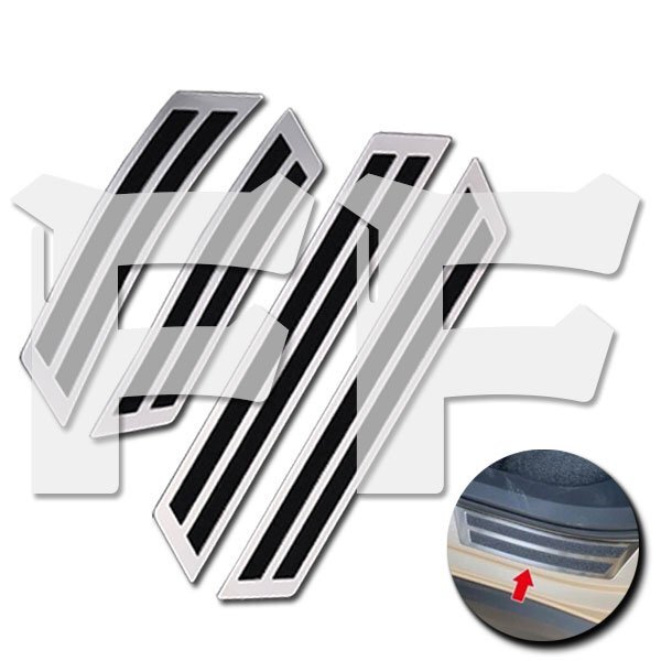 送料無料.. トヨタ ライズ RAIZE A200A 210A 2019年 スカッフプレート サイド ステップガード ガーニッシュ メッキ 鏡面 SN-4699 新品拍卖