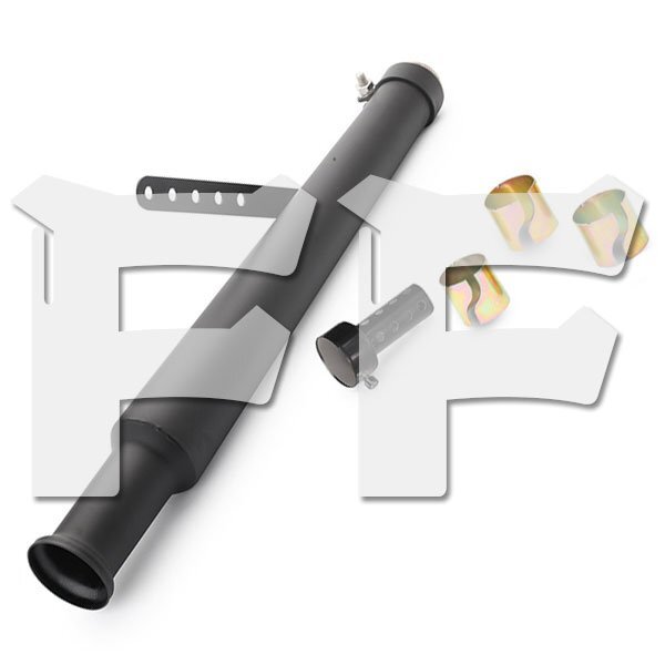 送料無料.. オートバイ マフラー 排気管 バイク 差込内径36-45mm 全長540mm ハーレー SR400 SR500 W400 W650 W800 Exhaust-Pipe-I 新品拍卖