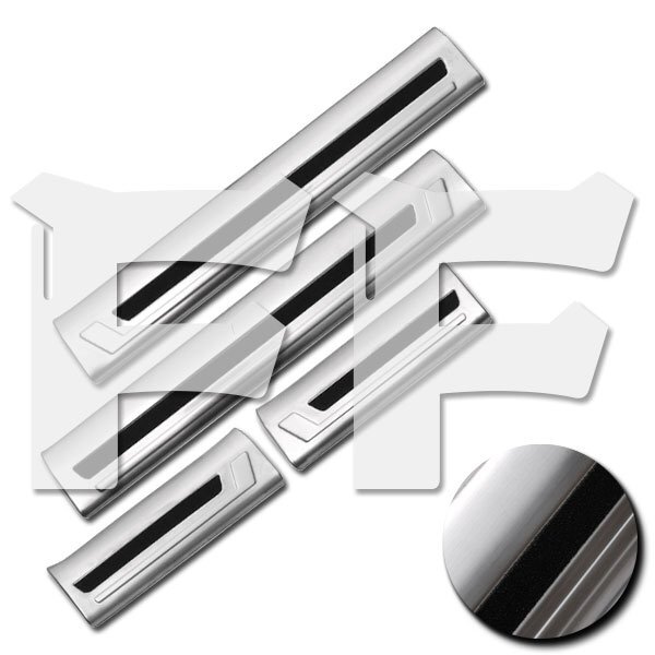 トヨタ RAV4 XA50 2019年~ スカッフプレート ステップガード スカッフプロテクター メッキ ステンレス SN-4526 新品拍卖