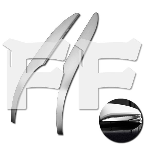 トヨタ ハリアー 80系 サイドミラー ガーニッシュ ドアミラー トリム ウインカーミラー メッキ ステンレス 鏡面 SN-5000 新品拍卖