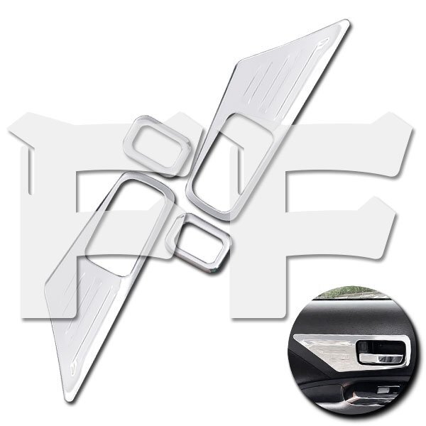 日産 ルークス ROOX 40系 2020年3月~ ドアベゼルカバー ドアハンドルカバー ガーニッシュ メッキ ステンレス 鏡面 SN-5173 新品拍卖