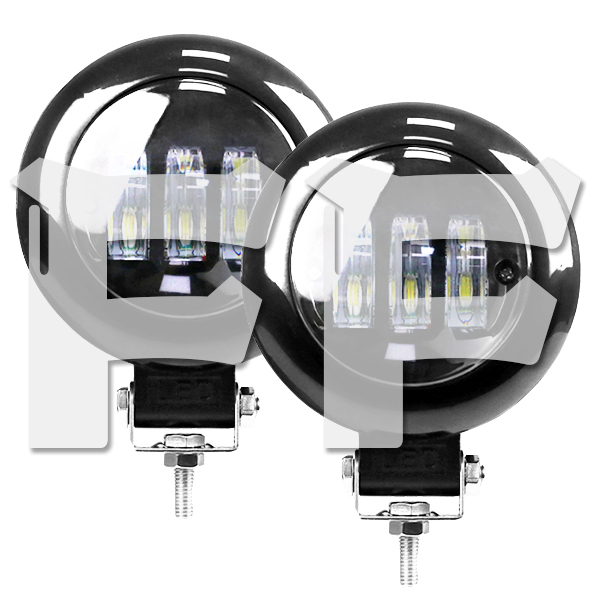 5インチ LED 丸型 ワークライト 作業灯 投光器 前照灯 SUV 新品 ランクル ホワイト スポットビーム Y5C-30W 12V/24V 2個拍卖