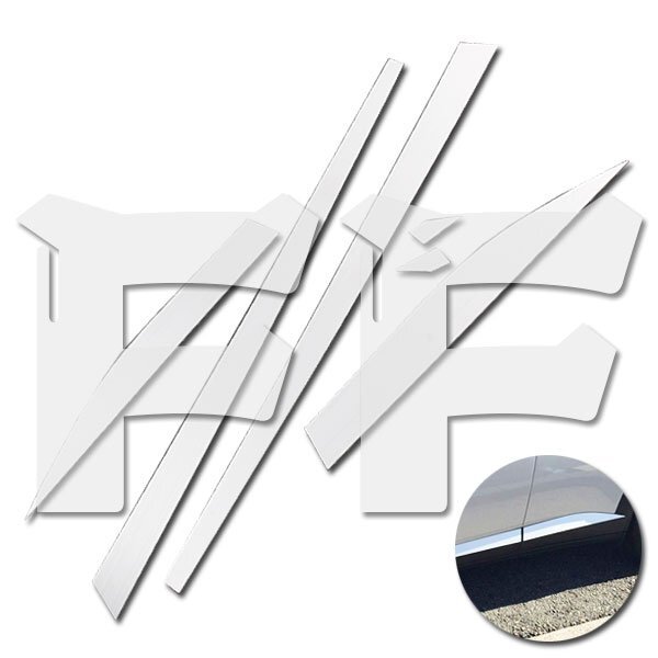 マツダ MAZDA CX-3 2015年2~ ドアトリム ドレスアップ サイド ガーニッシュ メッキ ステンレス 鏡面 SN-1442拍卖