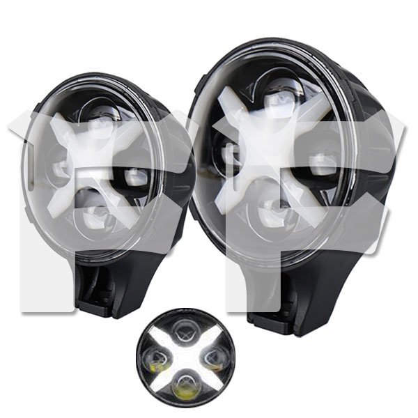 6インチ LED ワークライト 作業灯 サーチライト 車外灯 JEEP SUV ホワイト 6500K イカリングカラー:ホワイト/白 X-WL 2個 新品拍卖