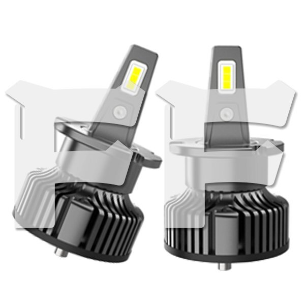 送料無料.. D5 D5S LED ヘッドライト 16000LM 55W 新車検対応 LMPチップ 6500K ホワイト HIDからLED化 V13-D5 2個拍卖