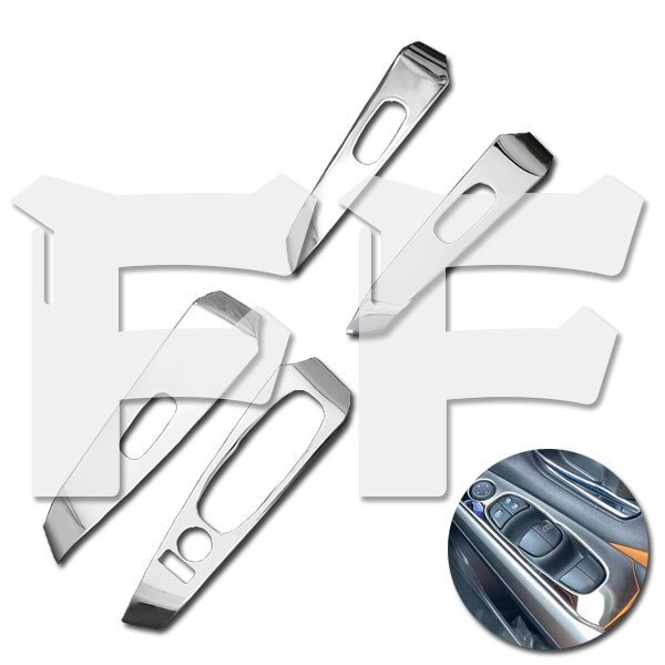 日産 キックス KICKS P15 2020年6月~ ウィンドウ スイッチ パネル カバー ガーニッシュ メッキ ステンレス 鏡面 SN-5022 新品拍卖