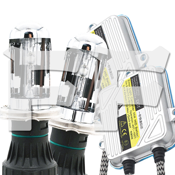 55W H4 Hi.Low切替式 8000K スライド式 バルブ HID KIT K5 瞬間起動 薄型 バラスト リレーレス付き K5-H4-K4S 新品拍卖
