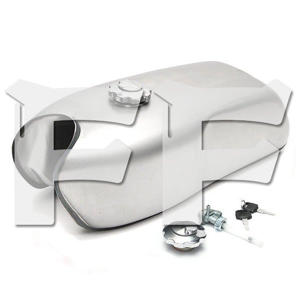 オートバイ ホンダ カワサキ スズキ ヤマハ BMW RD50 RD350 RD400 R100R GS GT 未塗装 ガソリンタンク 9L 2.4GAL M-TANK-C 新品拍卖